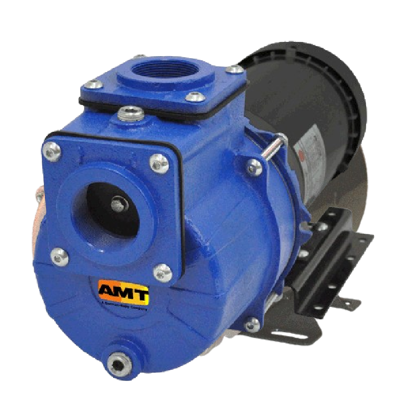 1″ and 2″ Self-Priming Cast Iron Chemical Centrifugal Pumps from AMT